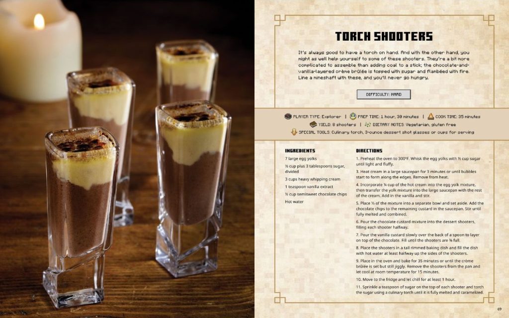 Torch Shooters Recipe from the Minecraft Cookbook