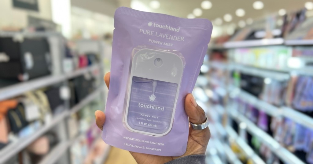 touchland power mist lavender hand sanitizer in store