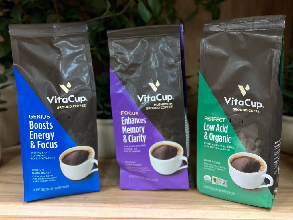 3 bags of Vita Cup ground coffee