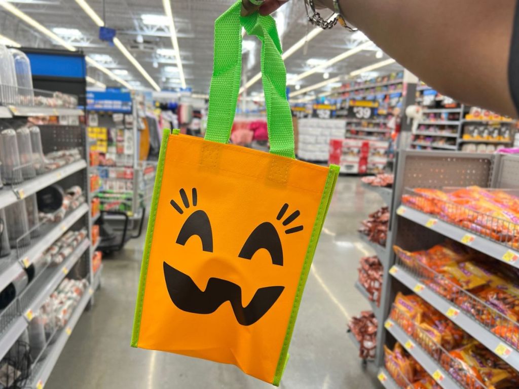 Pumpkin treat bag at Walmart
