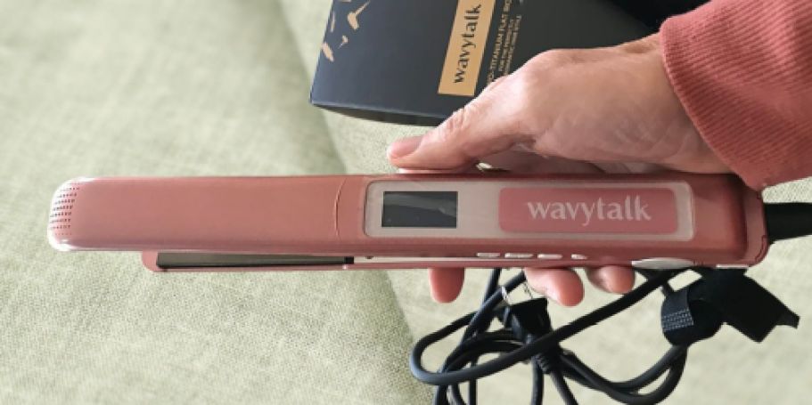 Wavytalk Flat Iron Hair Straightener Just $16 Shipped on Amazon | Heats Up in 15 Seconds!