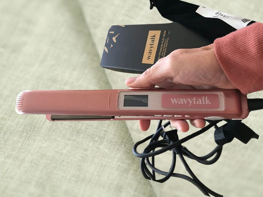 Wavytalk Flat Iron Hair Straightener Just $16 Shipped on Amazon | Heats Up in 15 Seconds!
