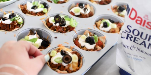 Crunchy Taco Wonton Cups are an Easy Meal or Appetizer!
