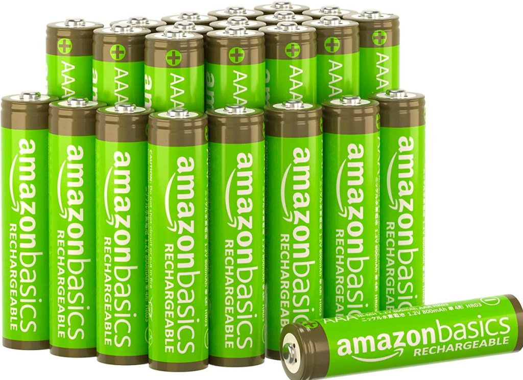 24 amazon basics rechargeable batteries