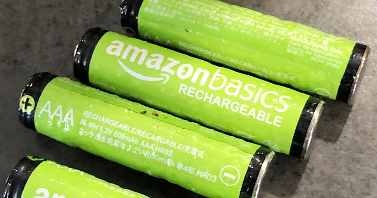 Amazon Basics AAA Rechargeable Batteries 12-Pack Only $8.87 Shipped (Only 74¢ Each) + More