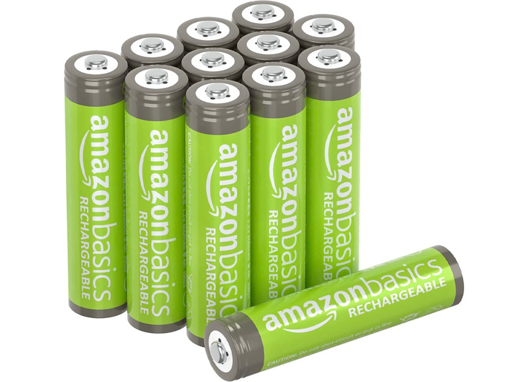 12 amazon basics rechargeable batteries