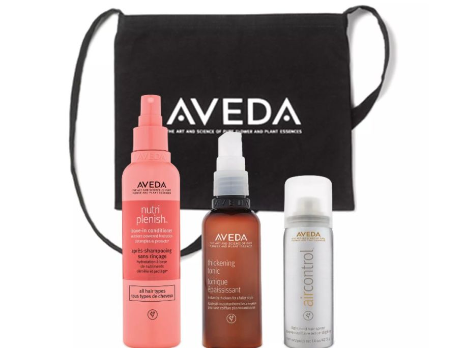 aveda-essentials-1 مجموعات العناية بالشعر من Aveda تبدأ من 32.48 دولارًا أمريكيًا ويتم شحنها على موقع QVC.com (78 دولارًا أمريكيًا)