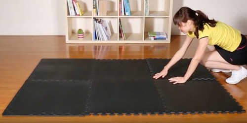 Exercise Foam Mats 6-Pack Only $14.99 on Walmart.com | Great for Playrooms, Workout Areas, & More!