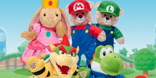 Build-A-Bear Workshop Super Mario Plush Collection Now Available