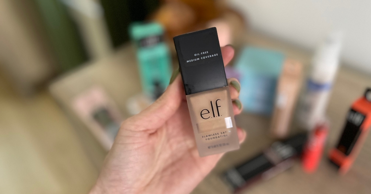 Up to 50% Off elf Cosmetics at Amazon | Flawless Satin Finish Foundation Only $3 (Reg. $6) + More