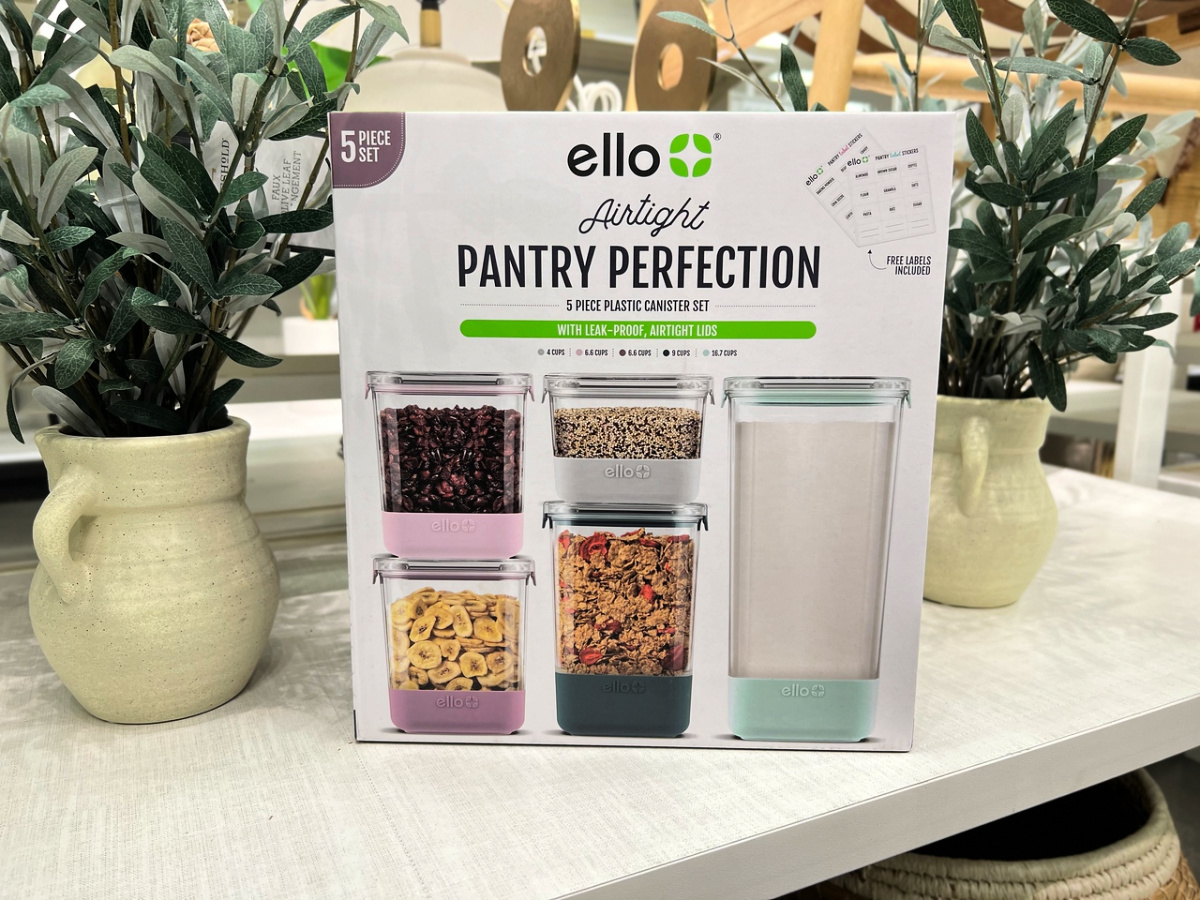 Ello Food Storage Canisters 10Piece Set Only 39.99 Shipped on Target