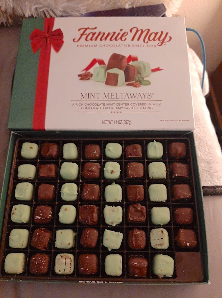 Fancy May Fannie May Chocolates Mint Meltaways 14oz Box Only $11.45 Shipped on ...