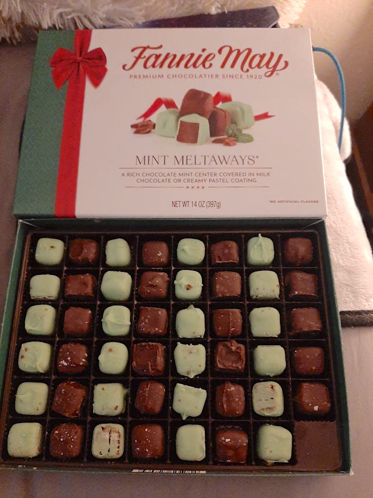 Fannie May Chocolates Mint Meltaways 14oz Box Only 11.45 Shipped on