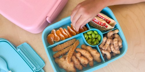 Kids Bento Box w/ Silverware Only $20.99 Shipped on Amazon (Eco-Friendly, Microwave-Safe, & Leakproof)