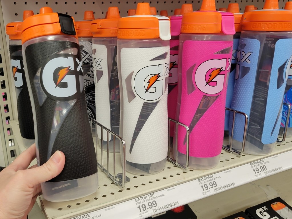 Gatorade GX water bottles