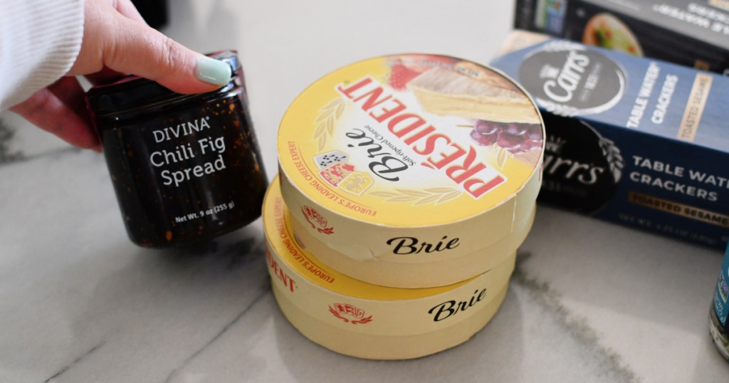 ingredients for easy whipped brie