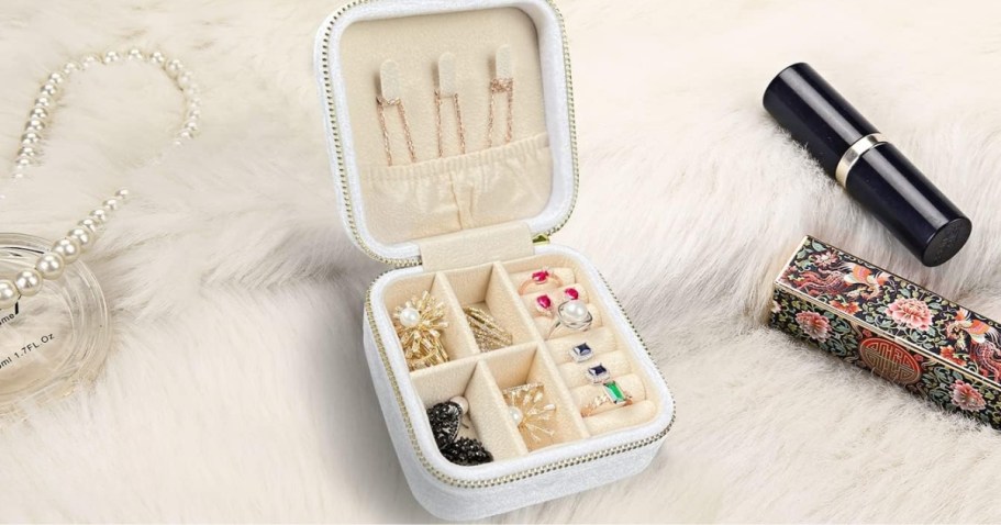 Jewelry Travel Cases from $3.99 Each on Amazon | Great Gift Idea + Perfect for Traveling