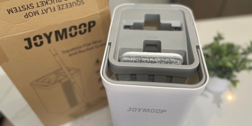 JOYMOOP Self-Cleaning Mop & Bucket Set Only $31.99 Shipped on Amazon | Thousands of 5-Star Ratings
