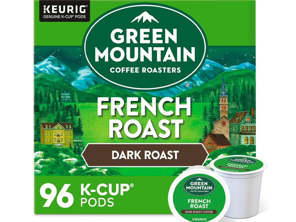 green mountain french roast kcup box