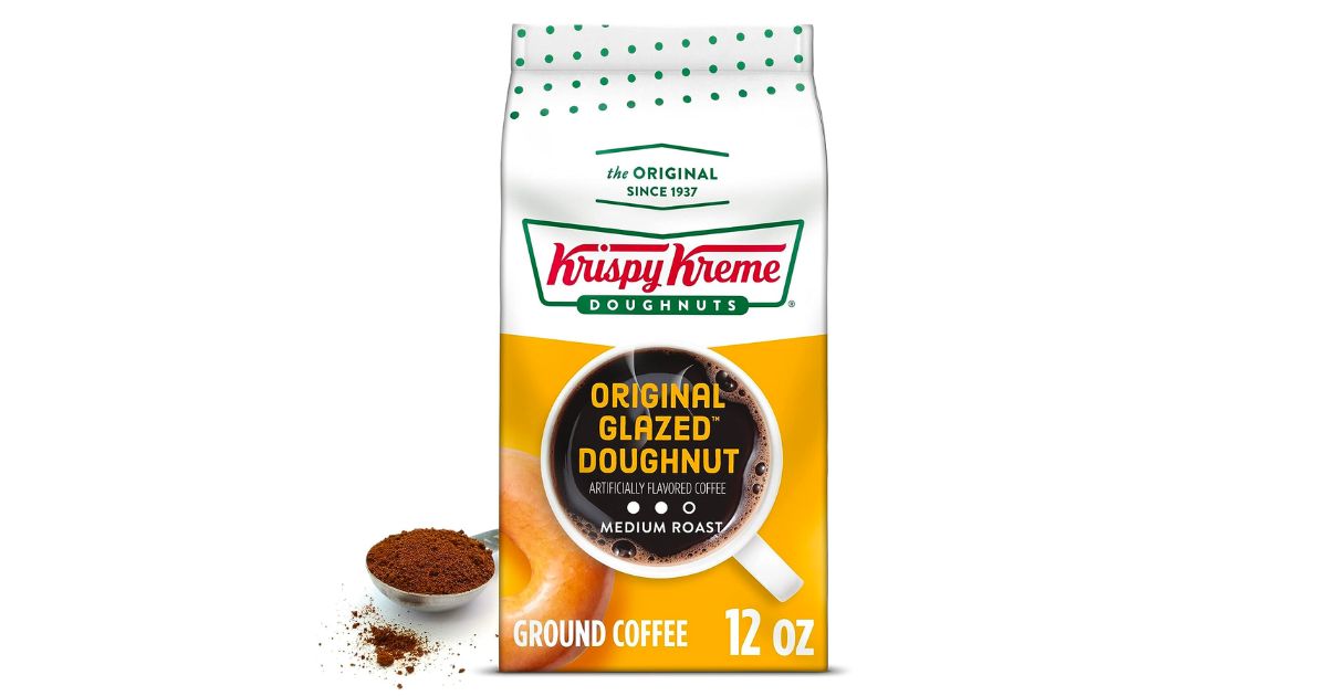 krispy kreme Original Glazed Donut Ground Coffee stock image