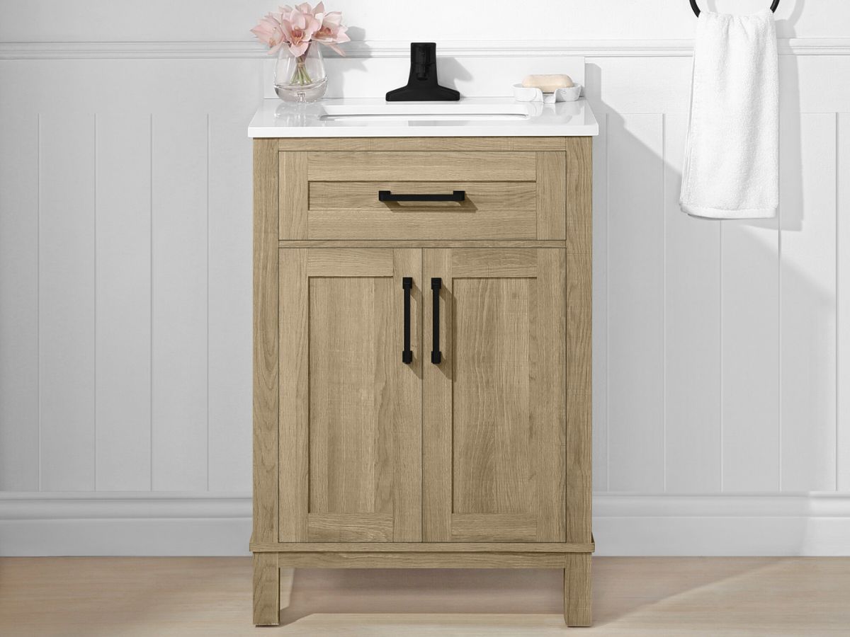 Up To 45 Off Lowe S Bathroom Vanities Vanity W Marble Top Only 249   Lowes Vanity 14 