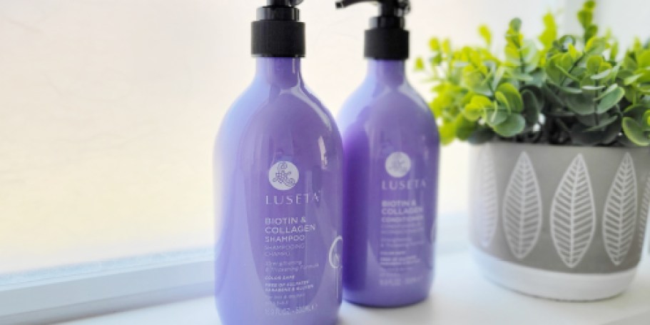 Luseta Biotin + Collagen Shampoo & Conditioner Only $17 Shipped on Amazon