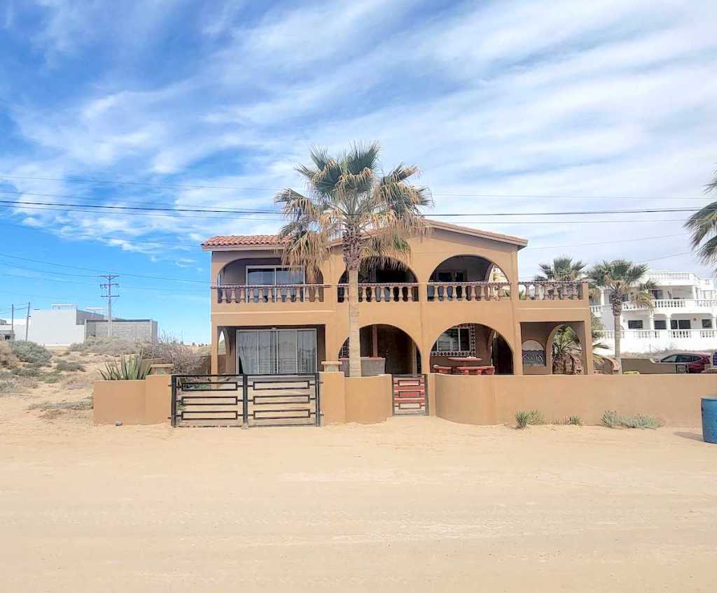 giant spanish style beach house on sandy beach best airbnb locations