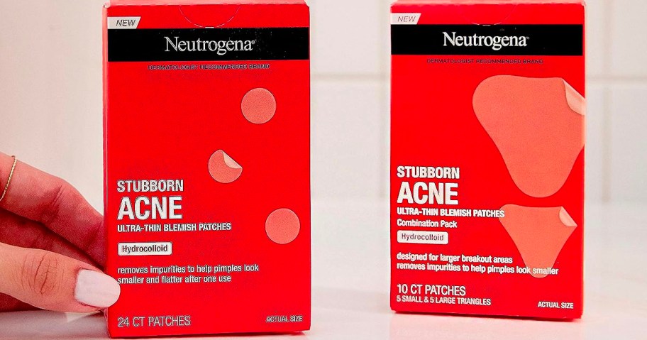 red box of neutrogena pimple patches