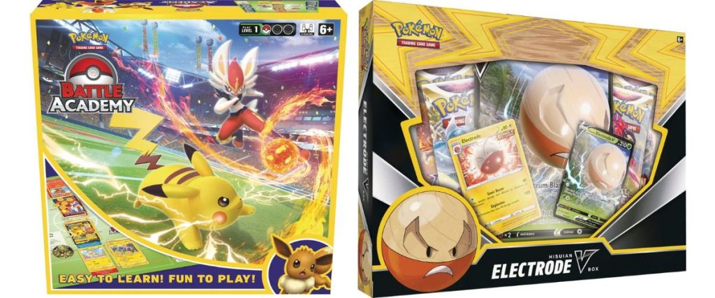Pokémon Battle Academy Trading Card Game & Pokémon Hisuian Electrode V Box Trading Card Game 