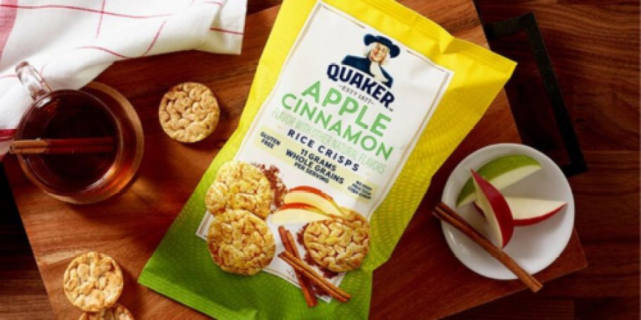 Quaker Rice Crisps 15-Count Variety Pack Only $9.29 on Amazon