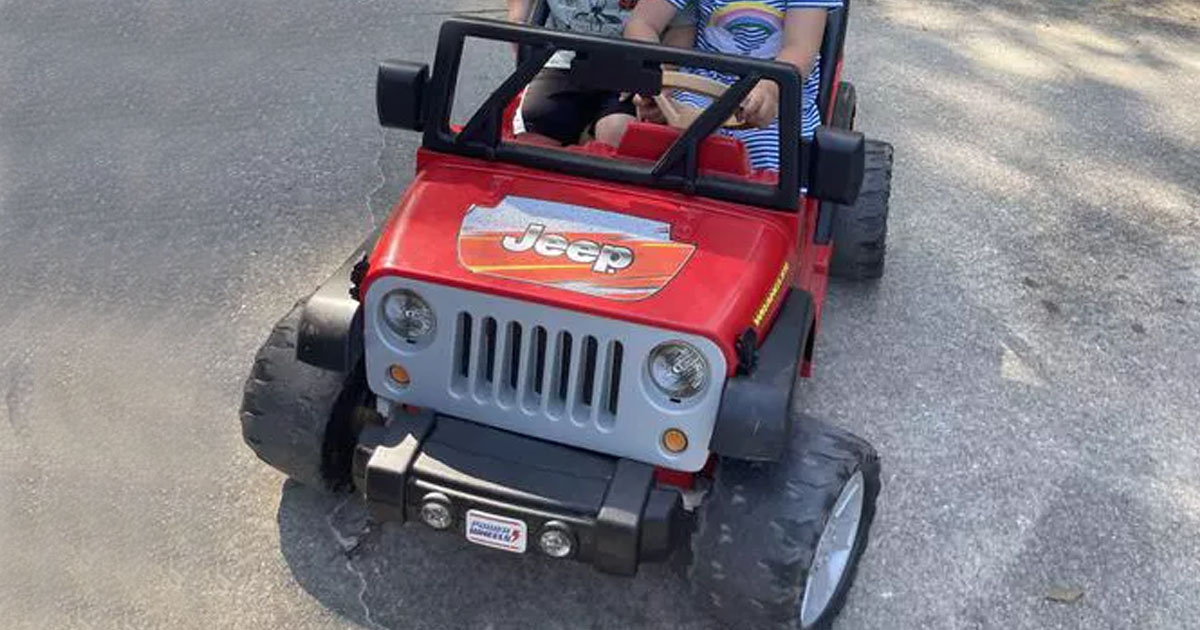 $100 Off Power Wheels Jeep Ride-On + Free Shipping on Walmart.com