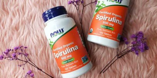 Now Foods Organic Spirulina Tablets from $3.68 Shipped on Amazon (Regularly $10)