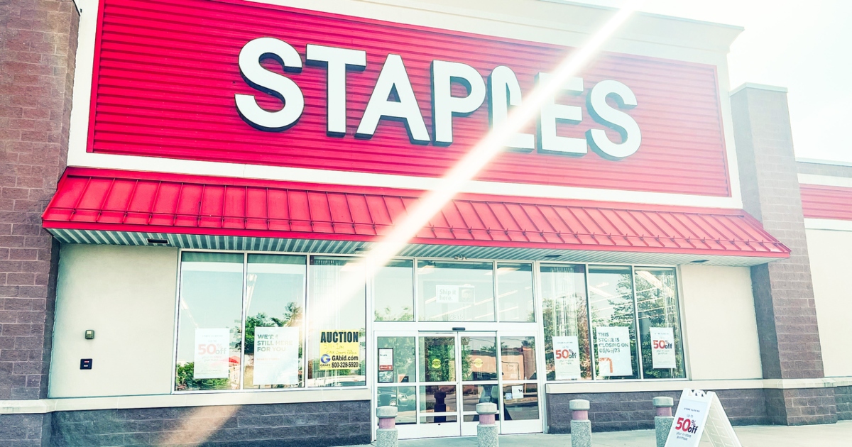 Staples is Closing Some Stores Offering 50 Off Purchases Will