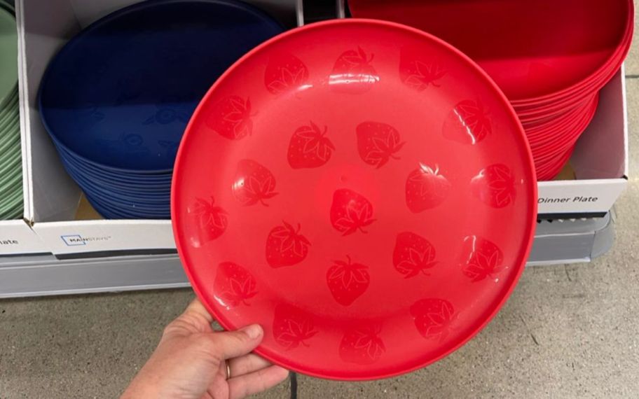 strawberry plates from walmart