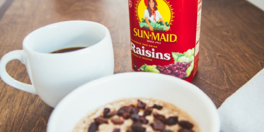 Sun-Maid Raisins 13oz Resealable Canister Just $2.84 Shipped on Amazon