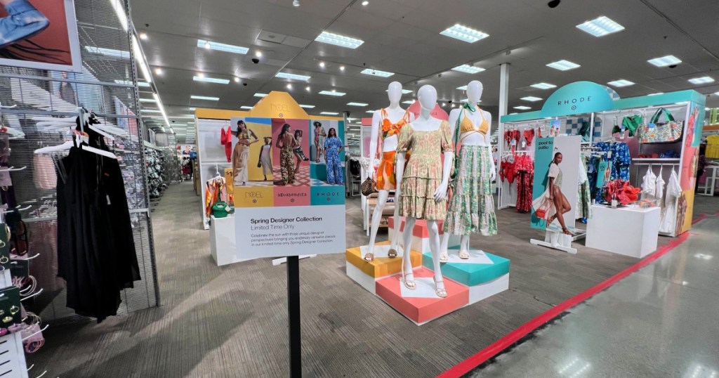 target spring 2023 collection in-store display