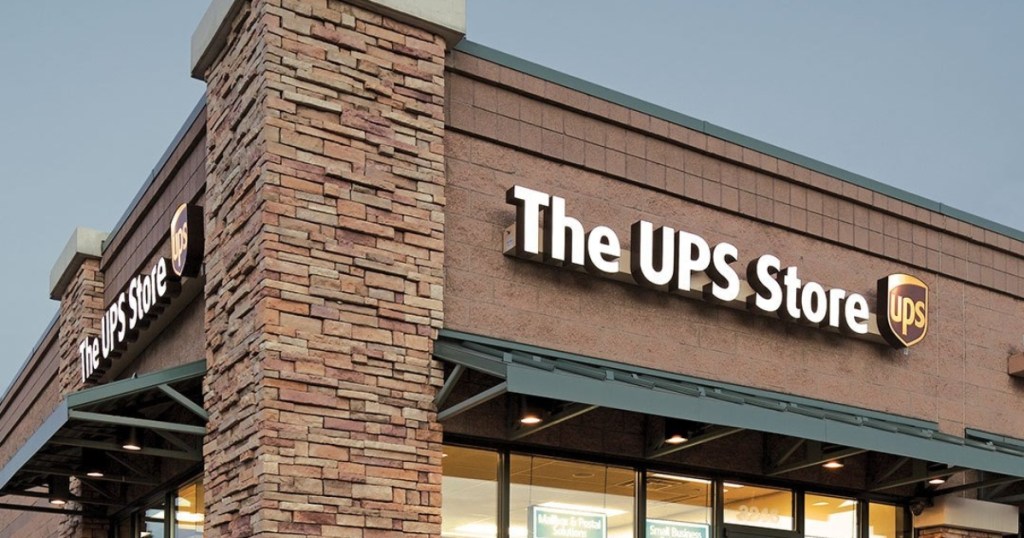 UPS storefront signage