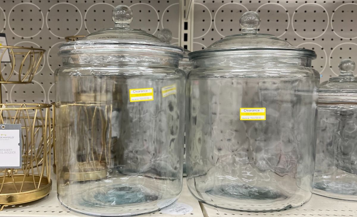 threshold 2 gallon glass jars with glass lids
