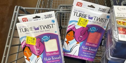 Turbie Twists Microfiber Hair Towels Possibly Only $1 at Walmart (Regularly $5)