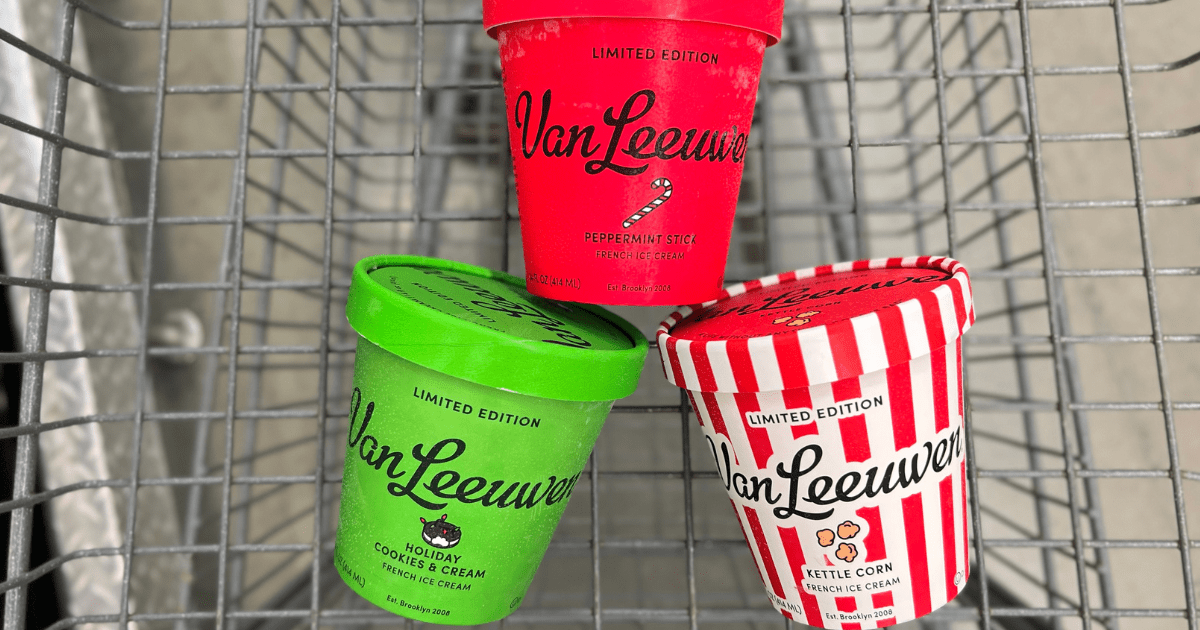 Van Leewans Ice Cream Holiday Flavors 2023