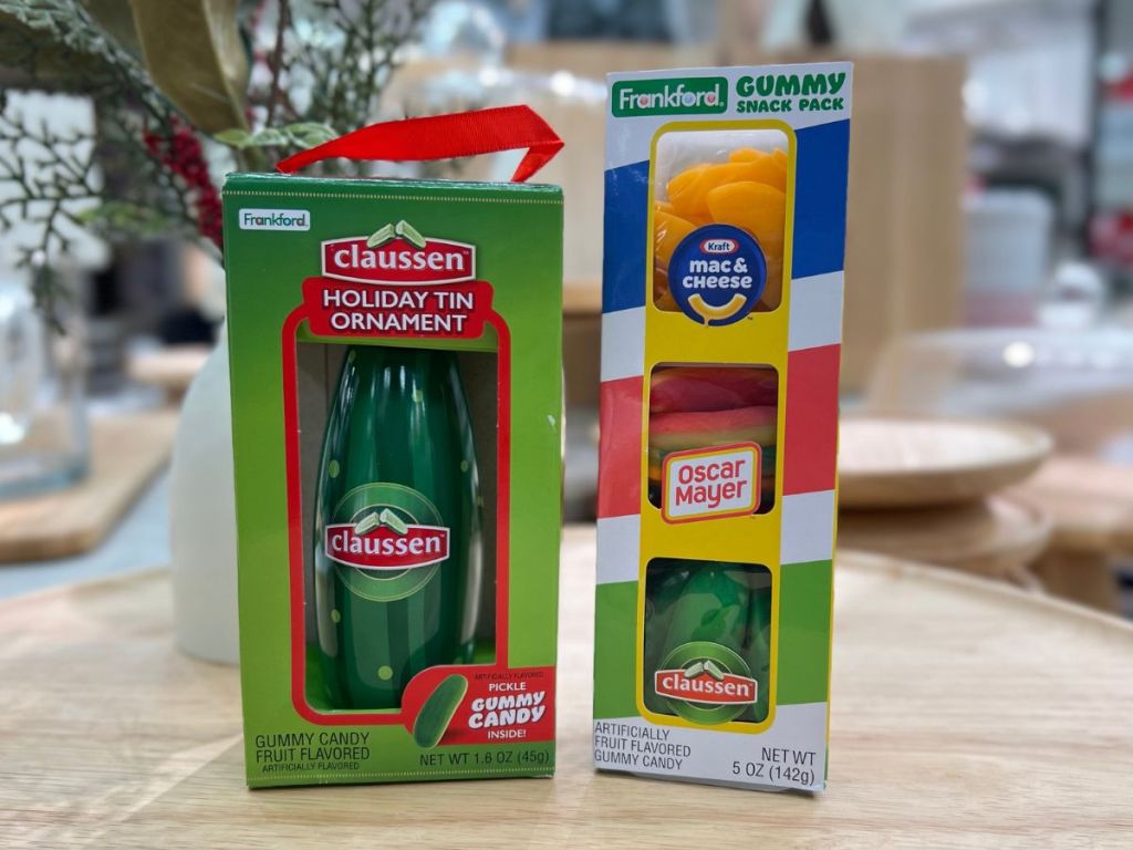 Claussen Pickles and Kraft Variety Themed Gummy Candy Boxes at Target