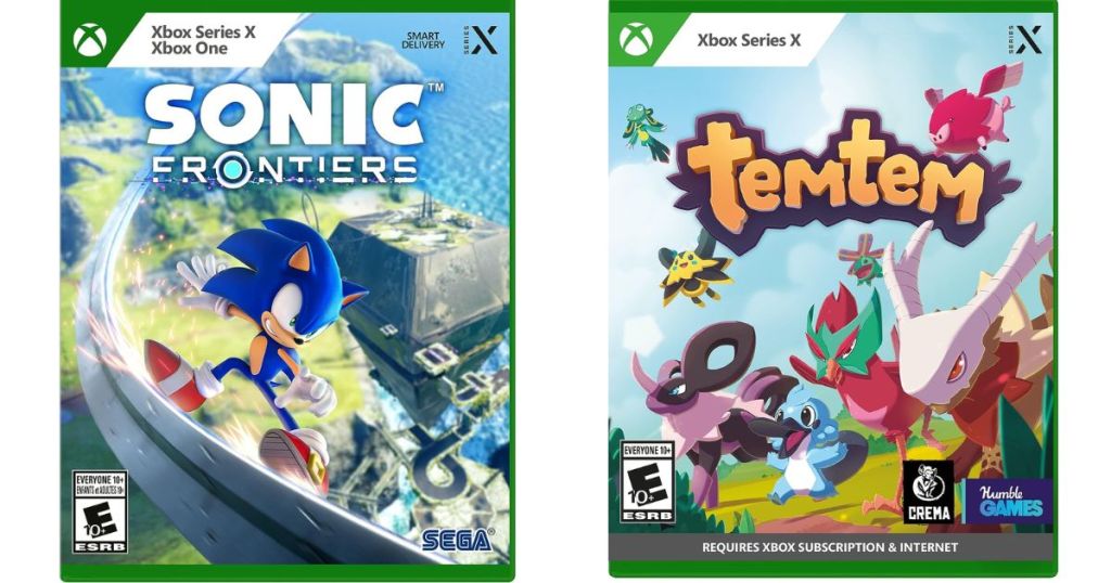 Sonic Frontiers - Xbox Series X and Temtem Xbox Series X Game