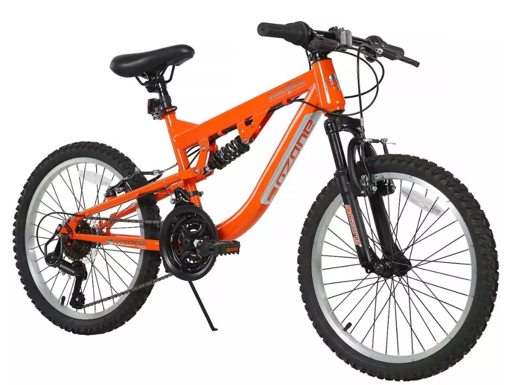 Ozone 500 Boys' Exhilarate 20 in Mountain Bike Brown/Orange 