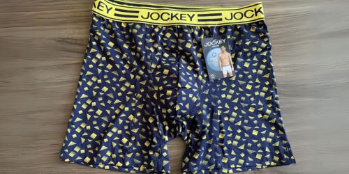 Jockey Men’s Boxer Briefs Only $3.99 on Amazon (Reg. $18)