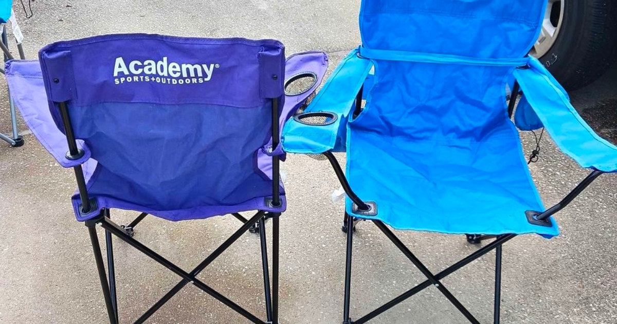 Academy Folding Chair w/ Logo & Carrying Bag Only $5.99