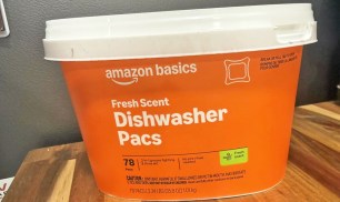 Amazon Basics Dishwasher Detergent Pacs 78-Count Just $8 Shipped