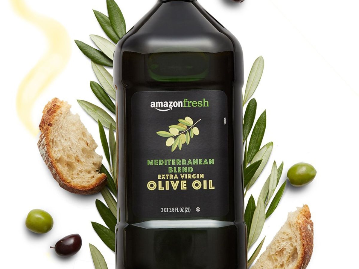 Amazon Fresh Extra Virgin Olive Oil 2Liter Bottle Just 11 Shipped