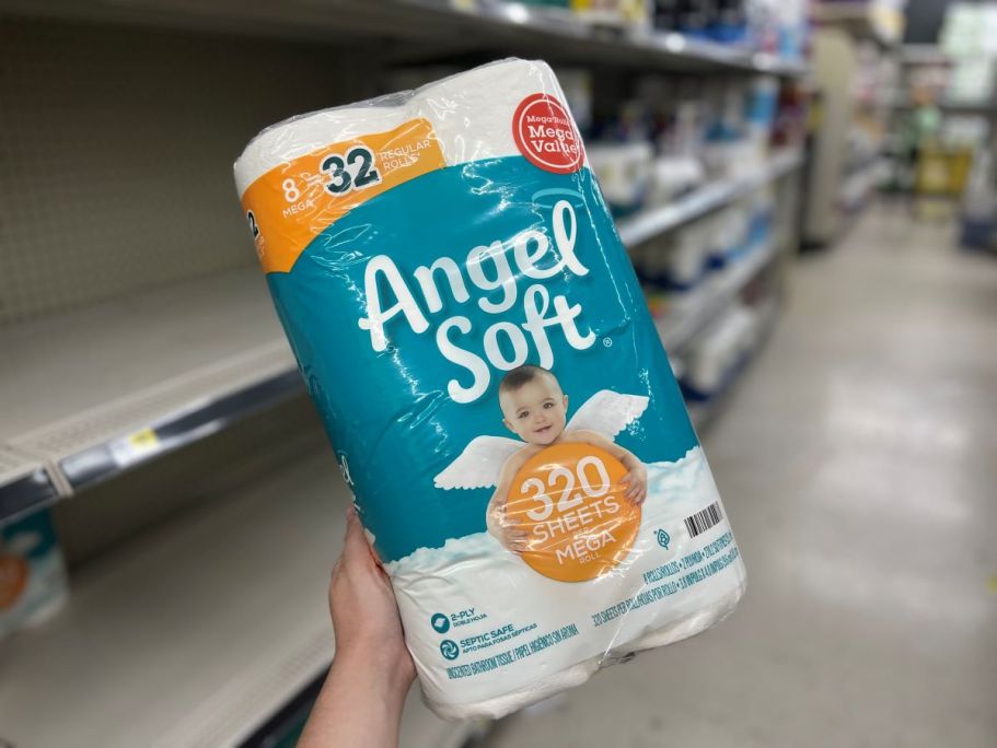 Angel Soft Toilet Paper 8-Count Mega Rolls Only $5.99 Shipped on Amazon