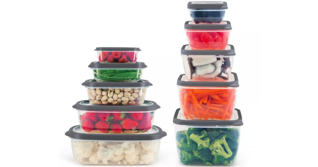 Art & Cook 20-Pc. Vented Plastic Food Storage Set