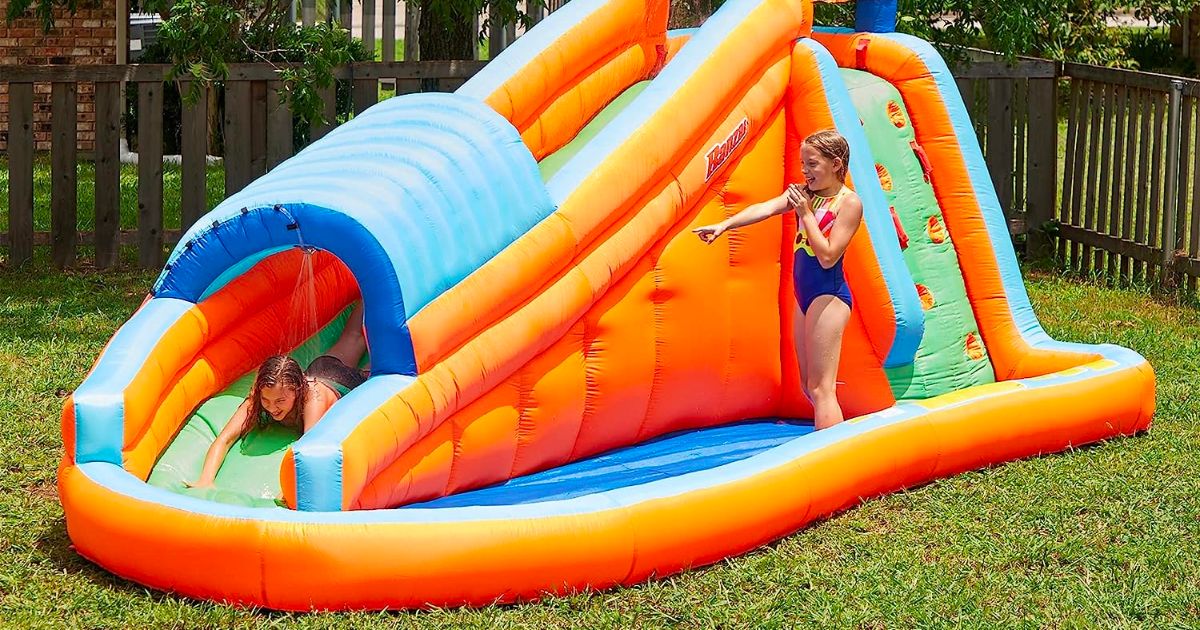 HUGE Banzai Inflatable Splash Water Park Only $229.99 Shipped on Amazon ...